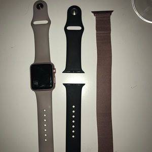 Black 38MM Apple Watch band
